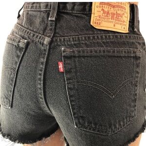 Levi’s High-Rise Denim black Shorts size 32